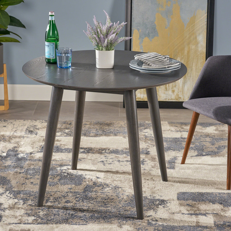 Pekalongan Mid Century Modern Faux Wood Dining Table & Reviews AllModern